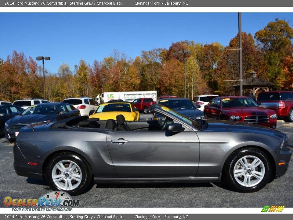 Sterling Gray 2014 Ford Mustang V6 Convertible Photo #9