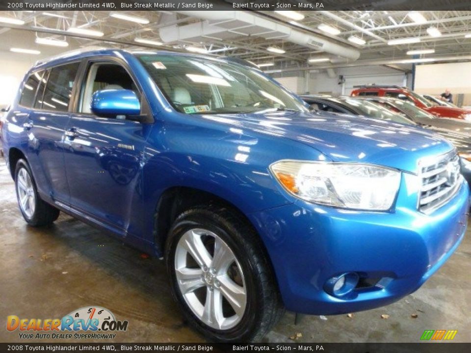 Front 3/4 View of 2008 Toyota Highlander Limited 4WD Photo #1