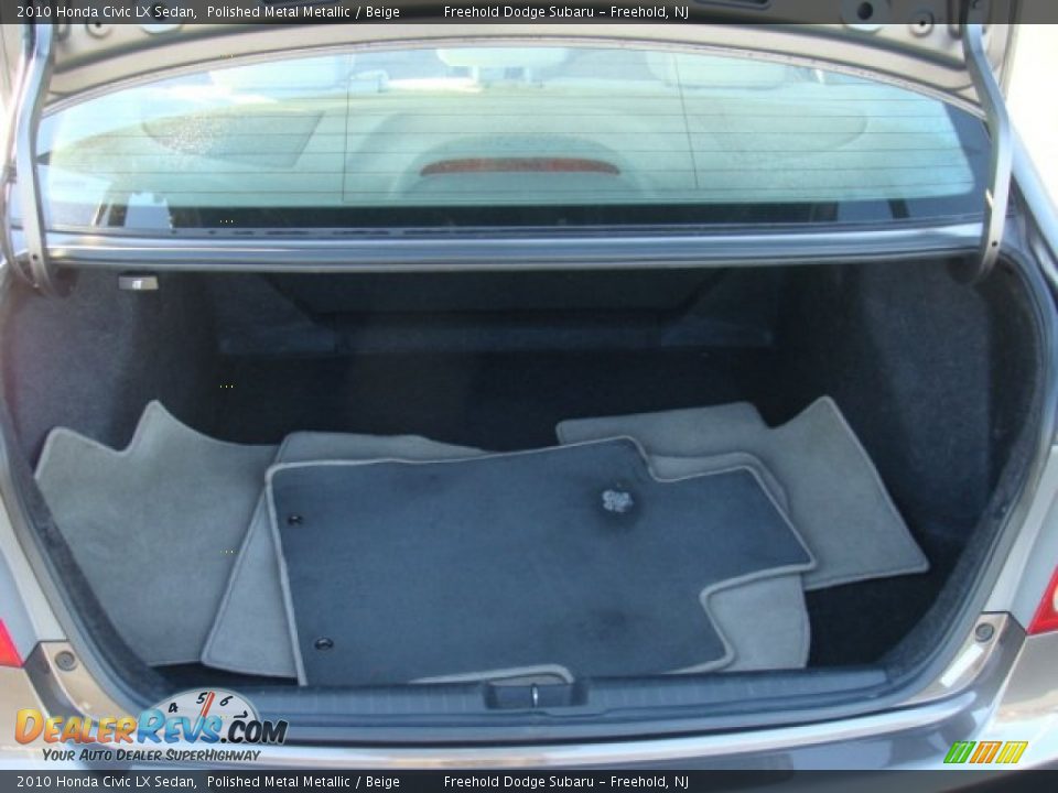 2010 Honda Civic LX Sedan Polished Metal Metallic / Beige Photo #6