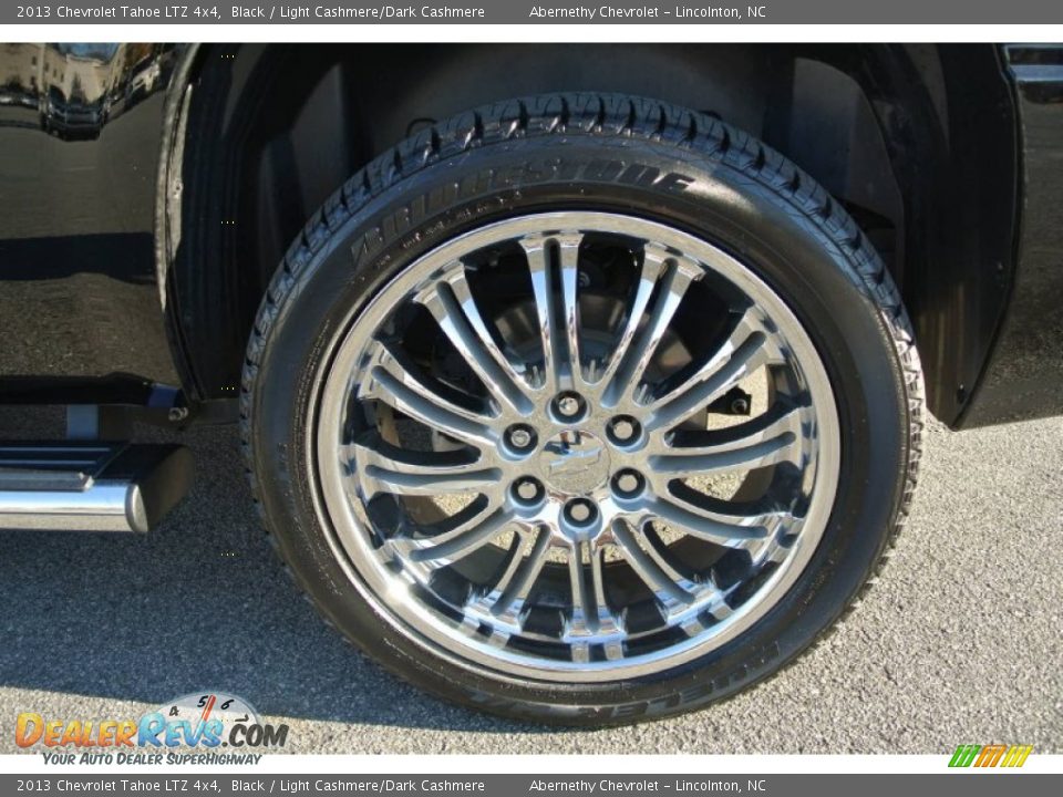 2013 Chevrolet Tahoe LTZ 4x4 Black / Light Cashmere/Dark Cashmere Photo #29