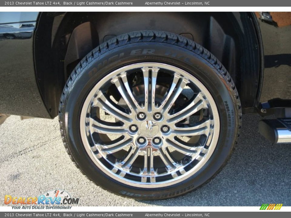 2013 Chevrolet Tahoe LTZ 4x4 Black / Light Cashmere/Dark Cashmere Photo #30
