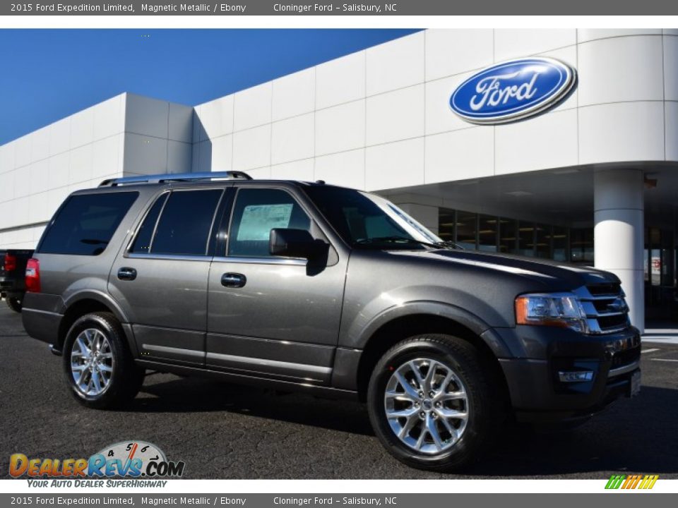 2015 Ford Expedition Limited Magnetic Metallic / Ebony Photo #1