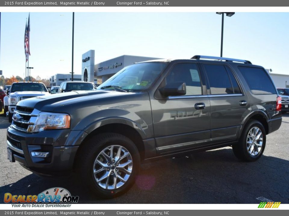 2015 Ford Expedition Limited Magnetic Metallic / Ebony Photo #3