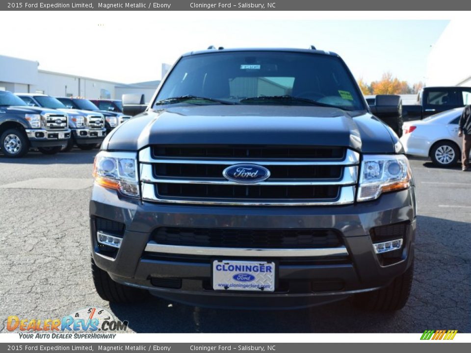 2015 Ford Expedition Limited Magnetic Metallic / Ebony Photo #4