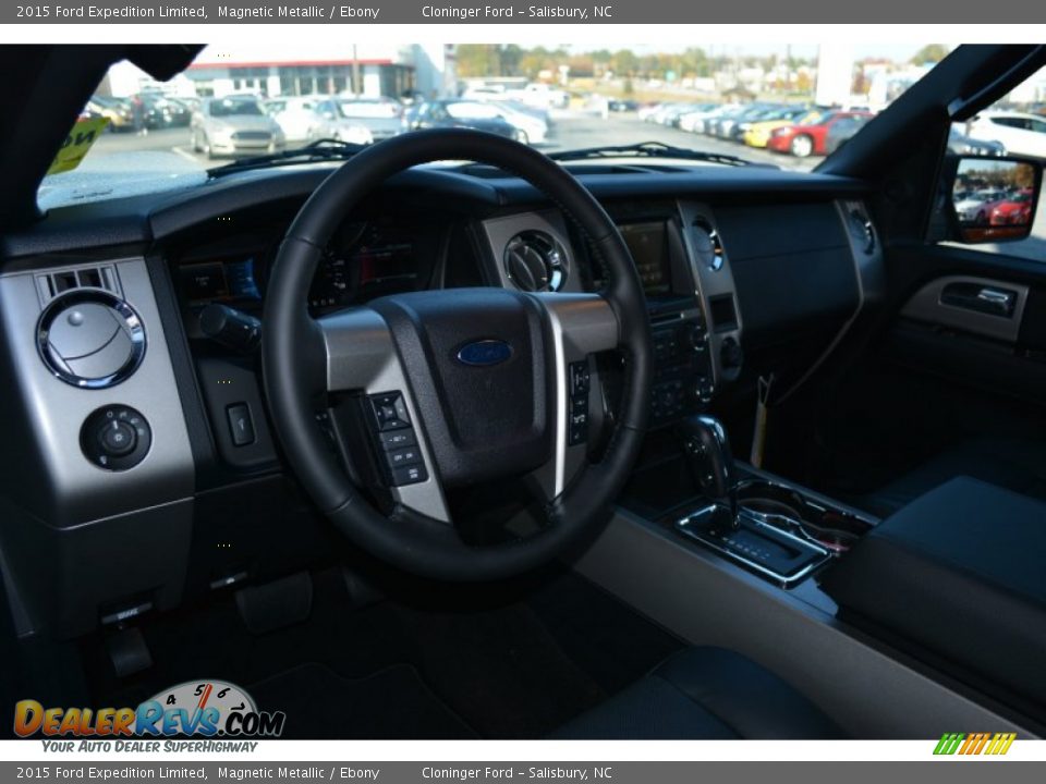 2015 Ford Expedition Limited Magnetic Metallic / Ebony Photo #7