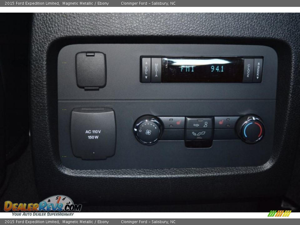 2015 Ford Expedition Limited Magnetic Metallic / Ebony Photo #9