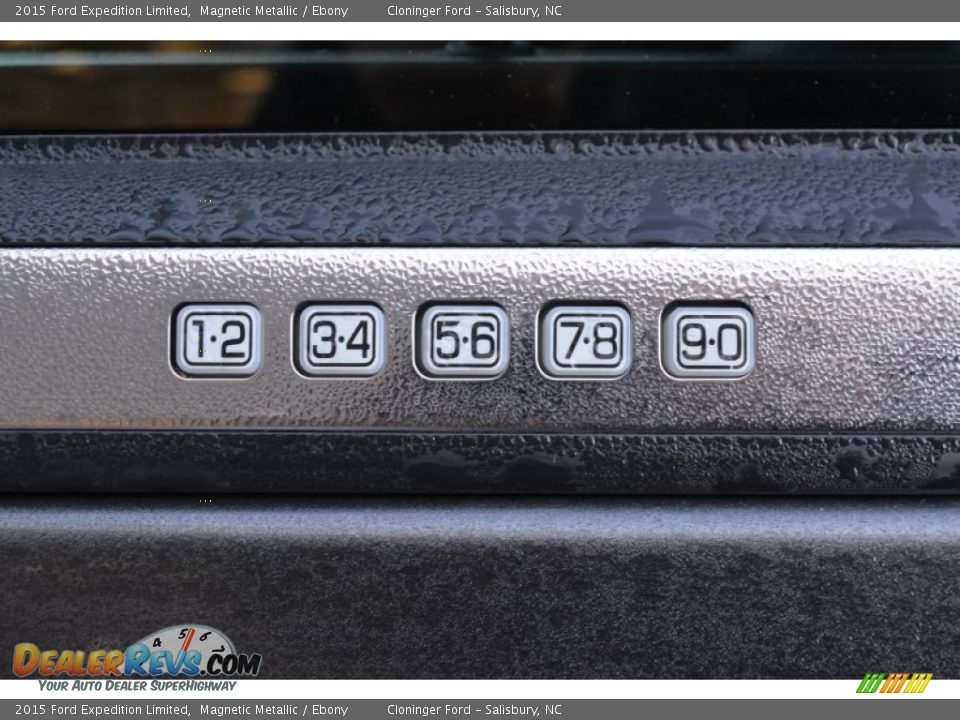 2015 Ford Expedition Limited Magnetic Metallic / Ebony Photo #16