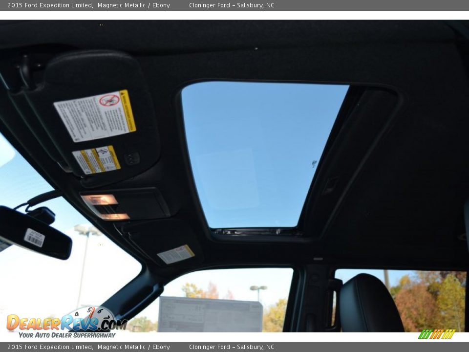 2015 Ford Expedition Limited Magnetic Metallic / Ebony Photo #17