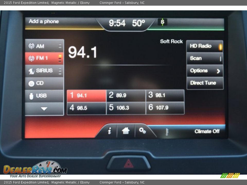 2015 Ford Expedition Limited Magnetic Metallic / Ebony Photo #19