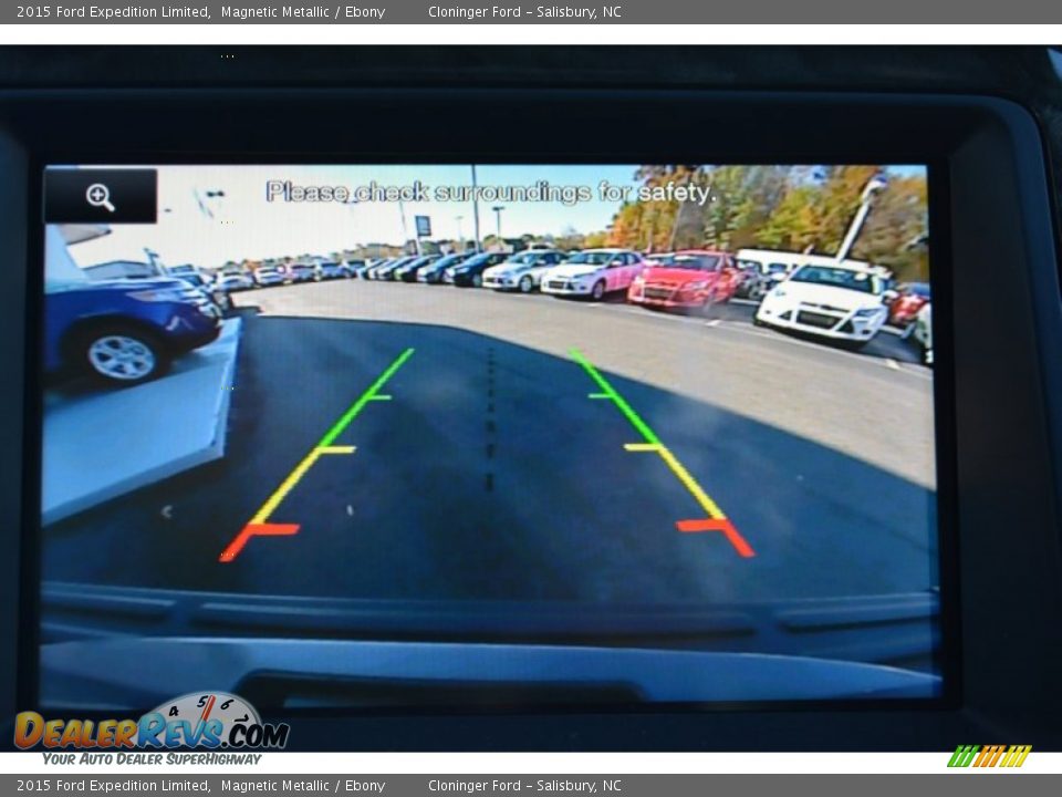 2015 Ford Expedition Limited Magnetic Metallic / Ebony Photo #22