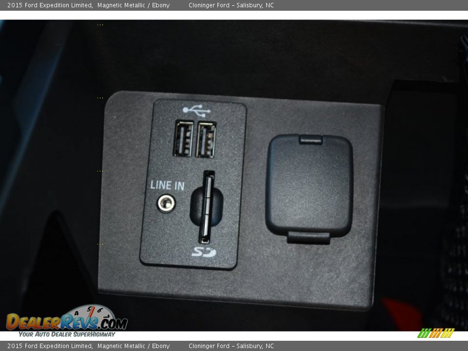 2015 Ford Expedition Limited Magnetic Metallic / Ebony Photo #24