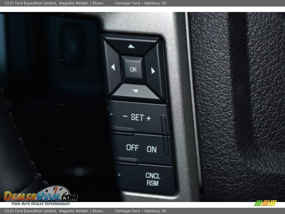 2015 Ford Expedition Limited Magnetic Metallic / Ebony Photo #29
