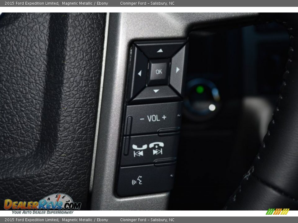 2015 Ford Expedition Limited Magnetic Metallic / Ebony Photo #30