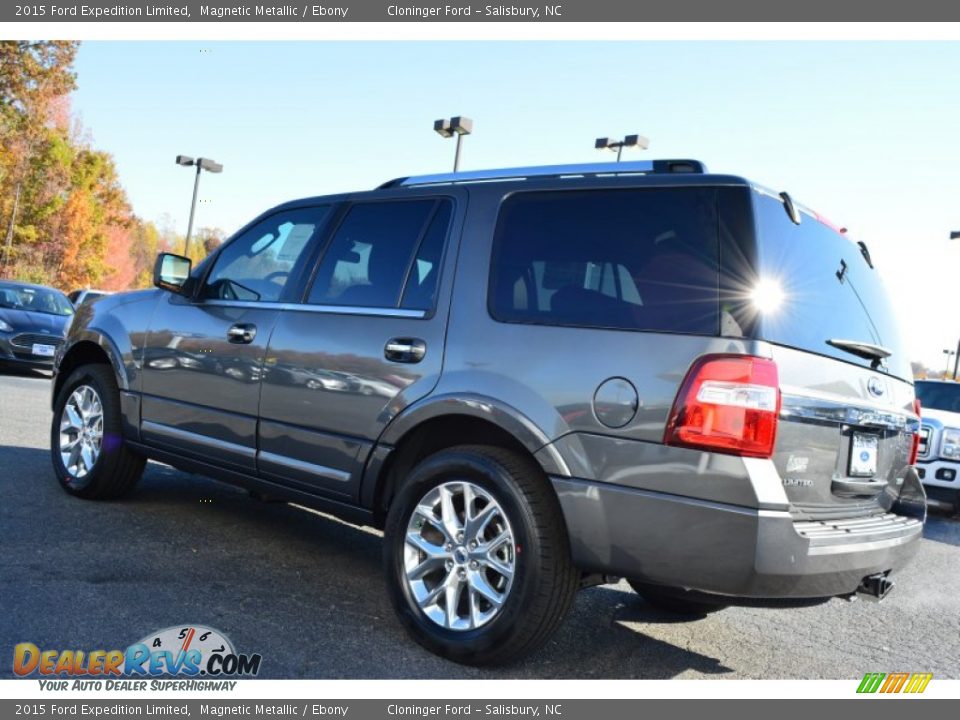 2015 Ford Expedition Limited Magnetic Metallic / Ebony Photo #36