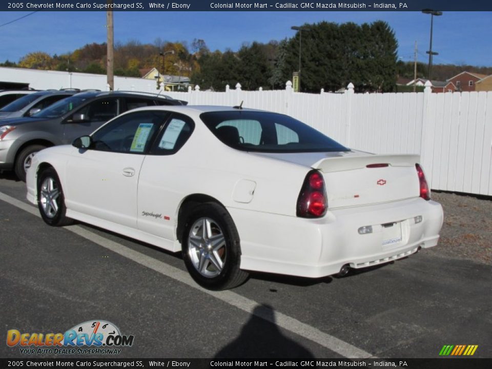 2005 Chevrolet Monte Carlo Supercharged SS White / Ebony Photo #5