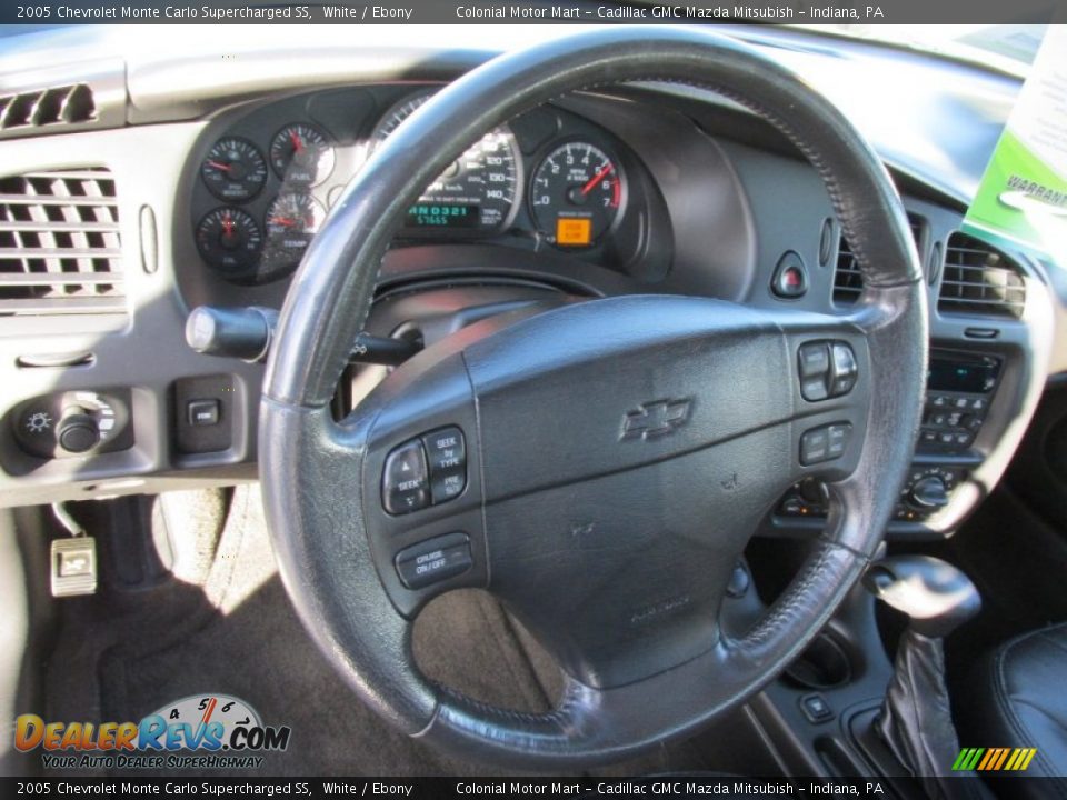 2005 Chevrolet Monte Carlo Supercharged SS White / Ebony Photo #15
