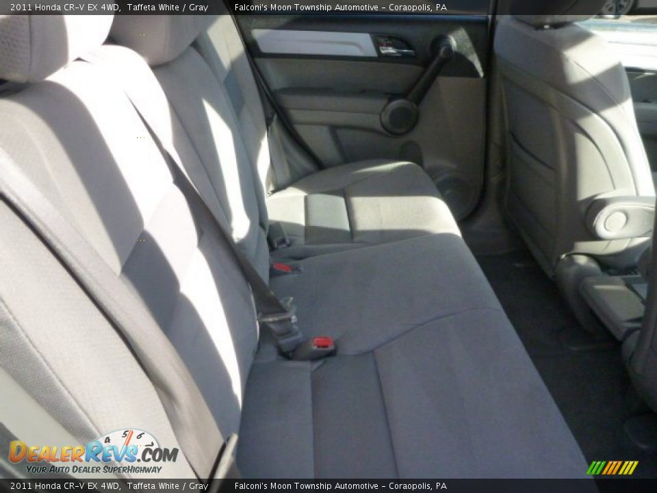 2011 Honda CR-V EX 4WD Taffeta White / Gray Photo #6
