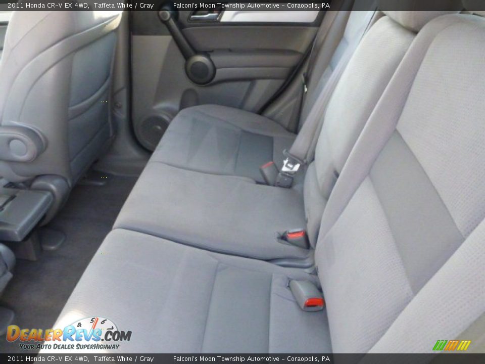 2011 Honda CR-V EX 4WD Taffeta White / Gray Photo #14
