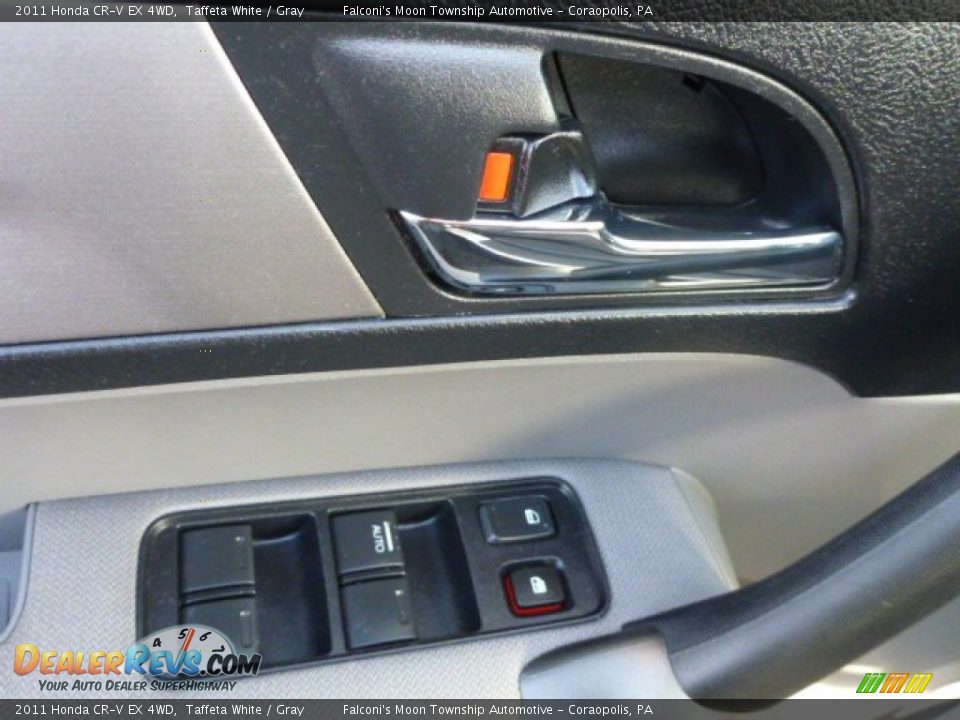 2011 Honda CR-V EX 4WD Taffeta White / Gray Photo #16