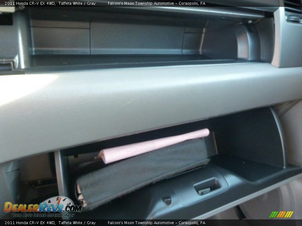 2011 Honda CR-V EX 4WD Taffeta White / Gray Photo #21