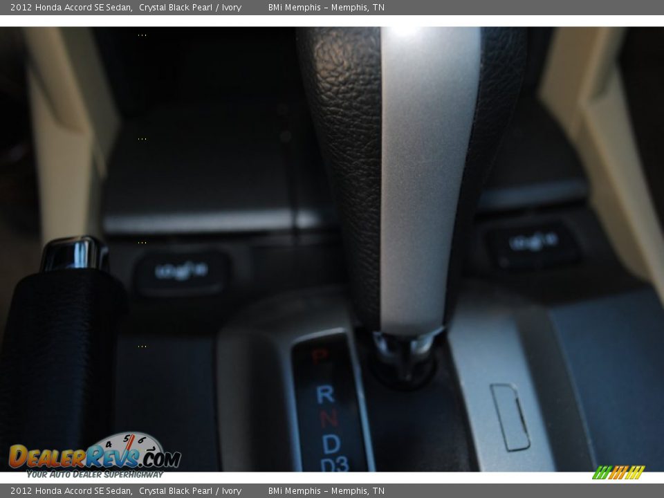 2012 Honda Accord SE Sedan Crystal Black Pearl / Ivory Photo #15