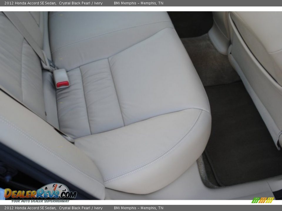 2012 Honda Accord SE Sedan Crystal Black Pearl / Ivory Photo #19