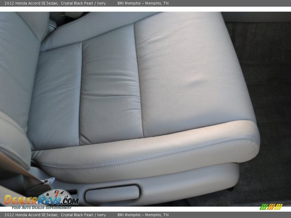 2012 Honda Accord SE Sedan Crystal Black Pearl / Ivory Photo #22