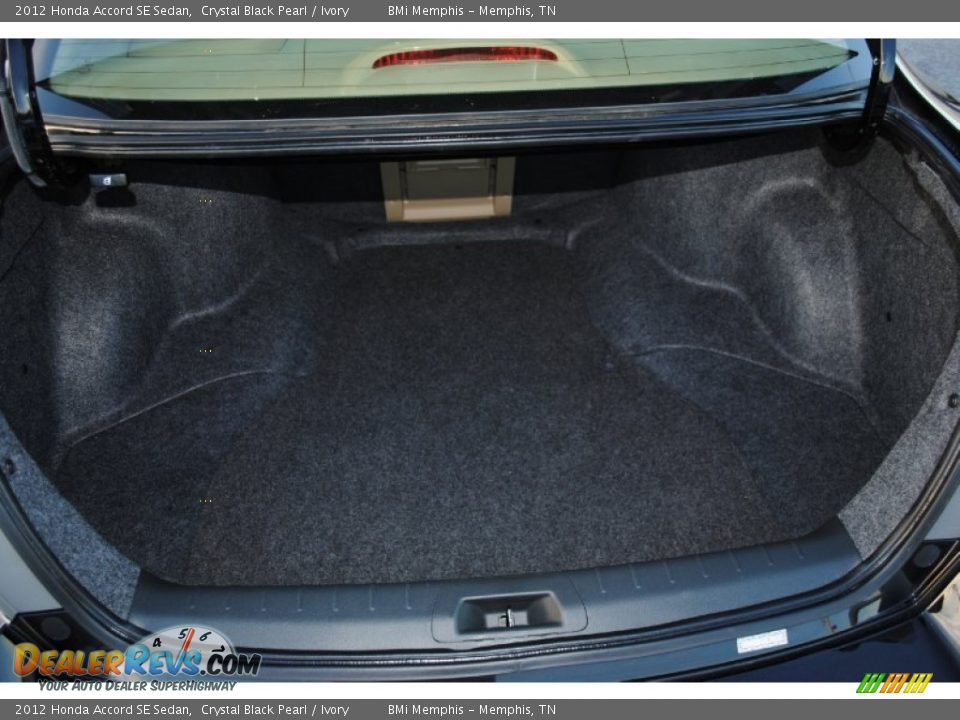 2012 Honda Accord SE Sedan Crystal Black Pearl / Ivory Photo #27