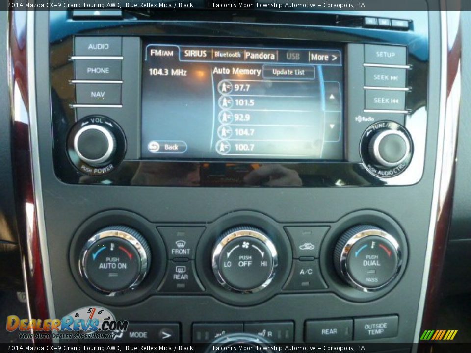 Controls of 2014 Mazda CX-9 Grand Touring AWD Photo #3