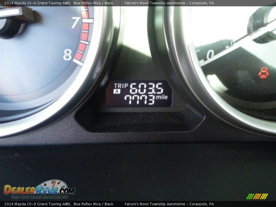 2014 Mazda CX-9 Grand Touring AWD Blue Reflex Mica / Black Photo #4