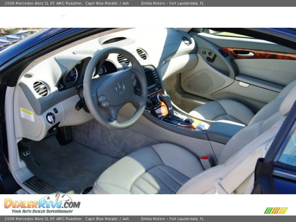 Ash Interior - 2008 Mercedes-Benz SL 65 AMG Roadster Photo #41