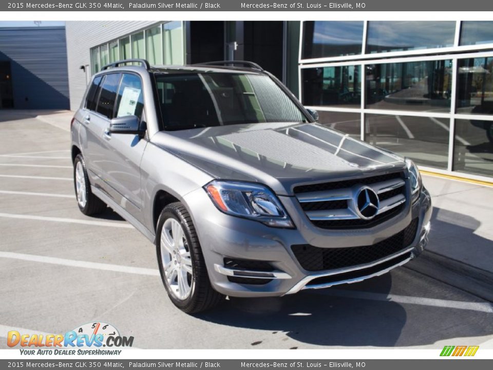 2015 Mercedes-Benz GLK 350 4Matic Paladium Silver Metallic / Black Photo #1