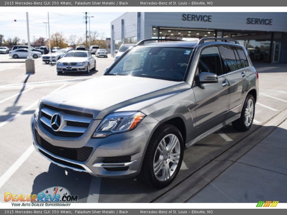 2015 Mercedes-Benz GLK 350 4Matic Paladium Silver Metallic / Black Photo #2