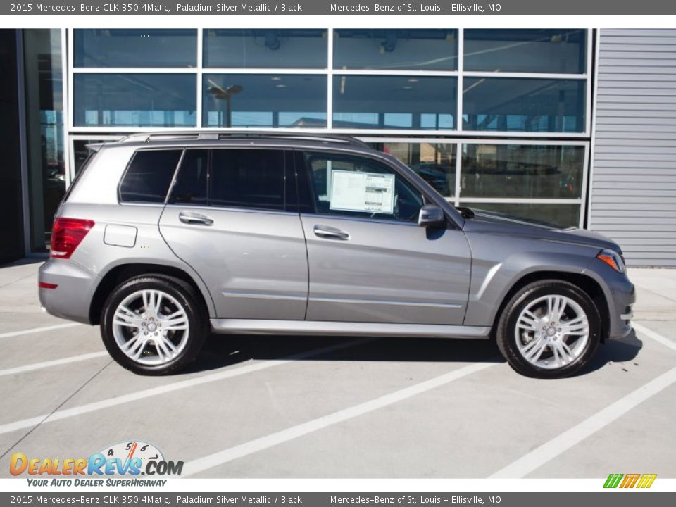 2015 Mercedes-Benz GLK 350 4Matic Paladium Silver Metallic / Black Photo #3