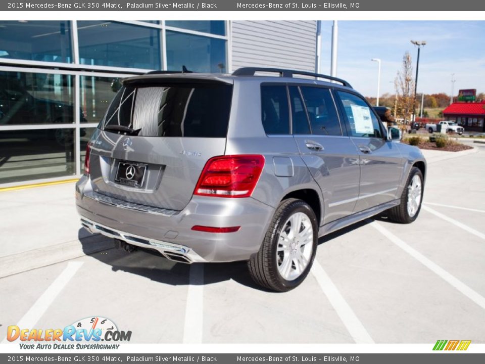 2015 Mercedes-Benz GLK 350 4Matic Paladium Silver Metallic / Black Photo #4