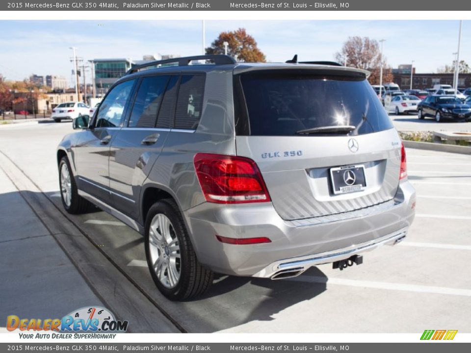 2015 Mercedes-Benz GLK 350 4Matic Paladium Silver Metallic / Black Photo #5