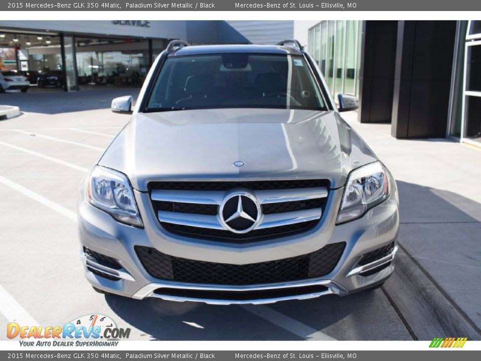 2015 Mercedes-Benz GLK 350 4Matic Paladium Silver Metallic / Black Photo #6