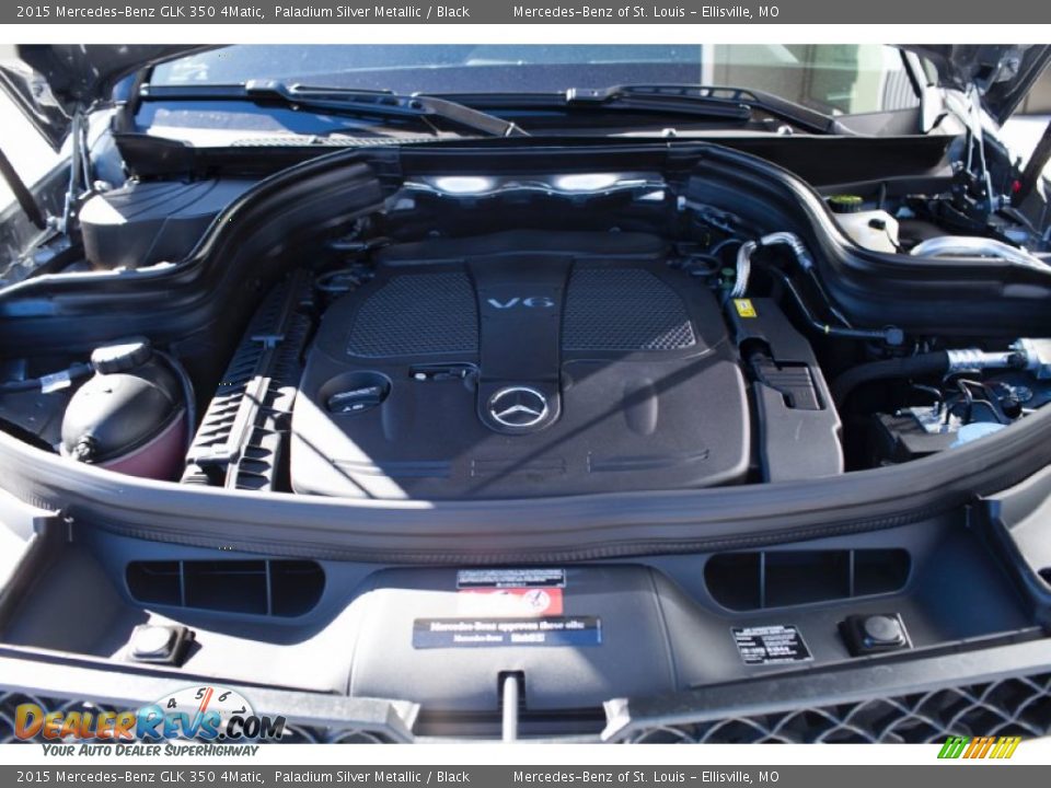 2015 Mercedes-Benz GLK 350 4Matic Paladium Silver Metallic / Black Photo #8