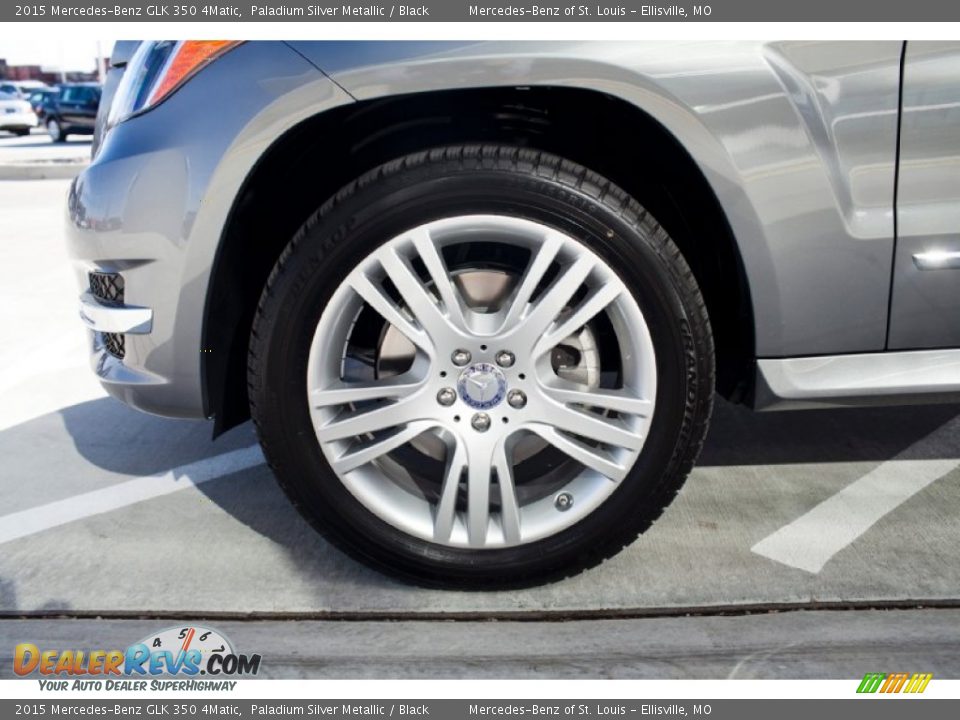 2015 Mercedes-Benz GLK 350 4Matic Paladium Silver Metallic / Black Photo #10