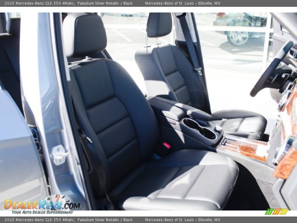 2015 Mercedes-Benz GLK 350 4Matic Paladium Silver Metallic / Black Photo #13