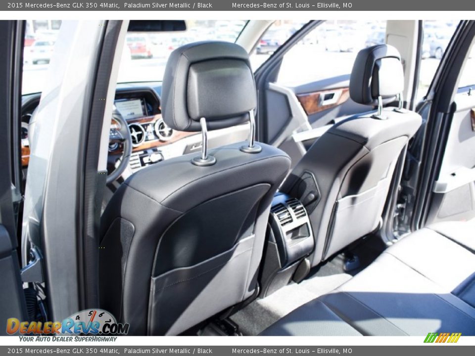 2015 Mercedes-Benz GLK 350 4Matic Paladium Silver Metallic / Black Photo #14