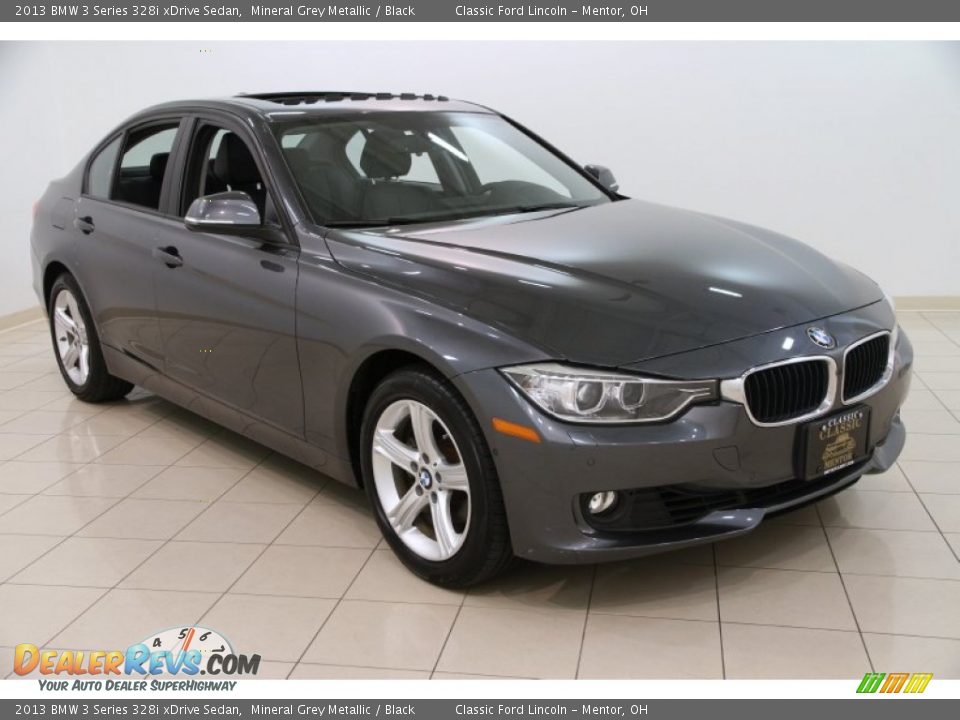 2013 BMW 3 Series 328i xDrive Sedan Mineral Grey Metallic / Black Photo #1