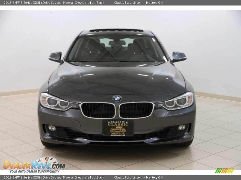 2013 BMW 3 Series 328i xDrive Sedan Mineral Grey Metallic / Black Photo #2