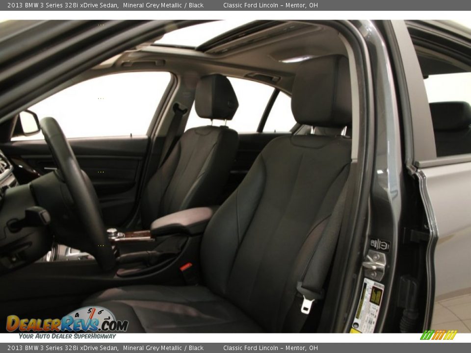 2013 BMW 3 Series 328i xDrive Sedan Mineral Grey Metallic / Black Photo #6