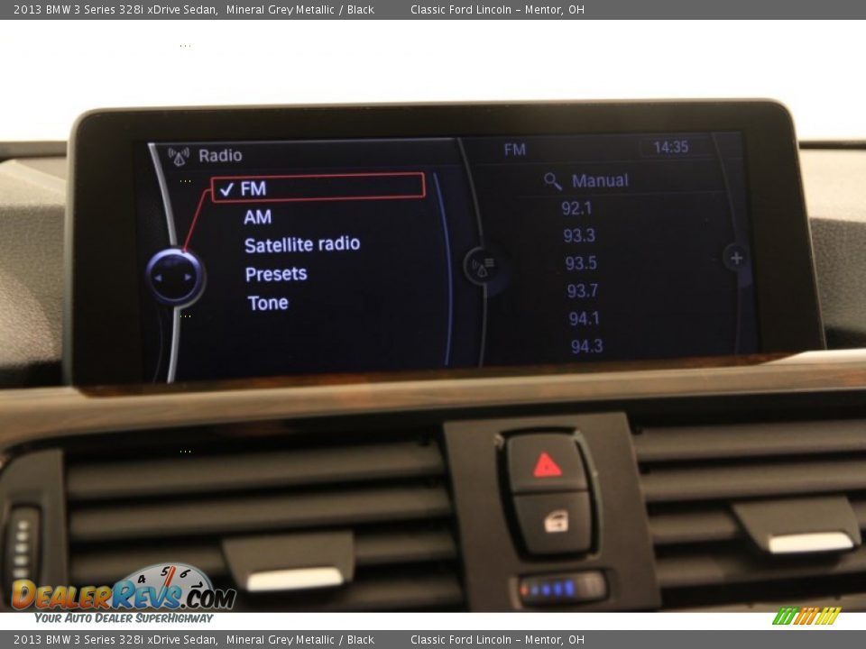 2013 BMW 3 Series 328i xDrive Sedan Mineral Grey Metallic / Black Photo #12