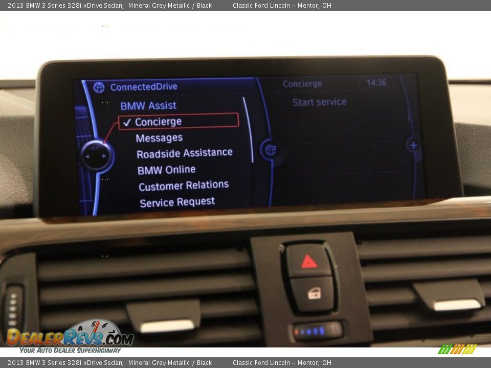 2013 BMW 3 Series 328i xDrive Sedan Mineral Grey Metallic / Black Photo #17