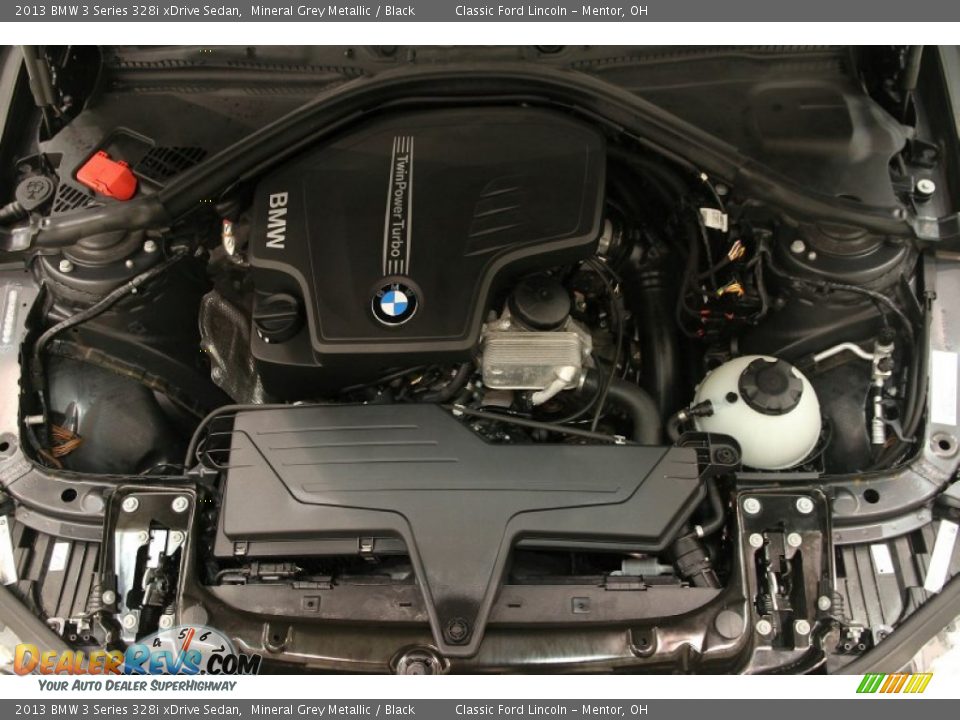 2013 BMW 3 Series 328i xDrive Sedan Mineral Grey Metallic / Black Photo #30