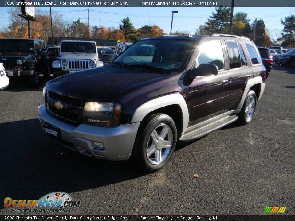 2008 Chevrolet TrailBlazer LT 4x4 Dark Cherry Metallic / Light Gray Photo #1