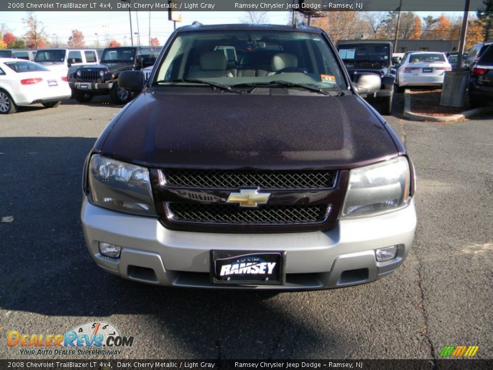 2008 Chevrolet TrailBlazer LT 4x4 Dark Cherry Metallic / Light Gray Photo #2