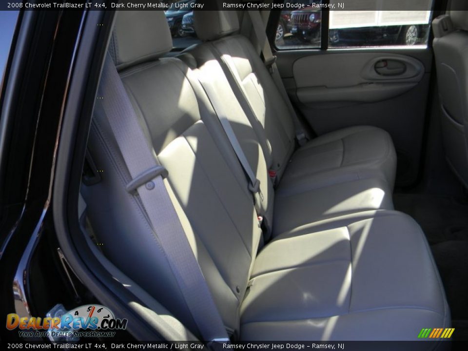 2008 Chevrolet TrailBlazer LT 4x4 Dark Cherry Metallic / Light Gray Photo #11